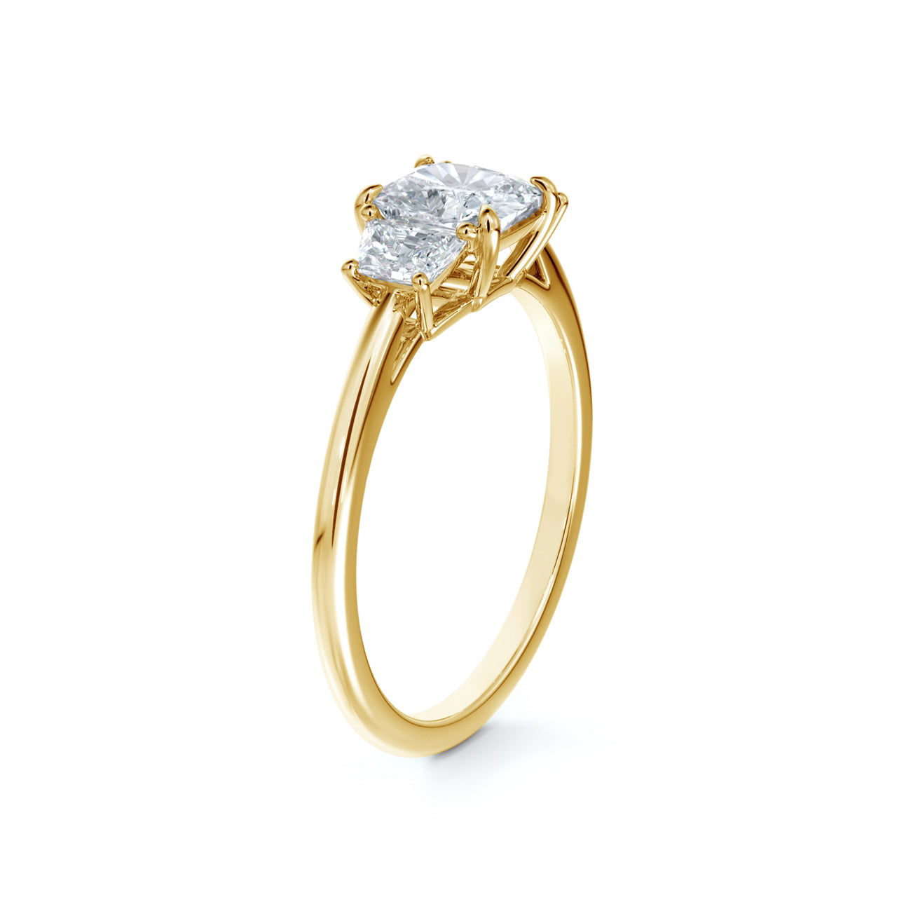 De Beers Forevermark Micaela's Three Stone Illusion Engagement Ring