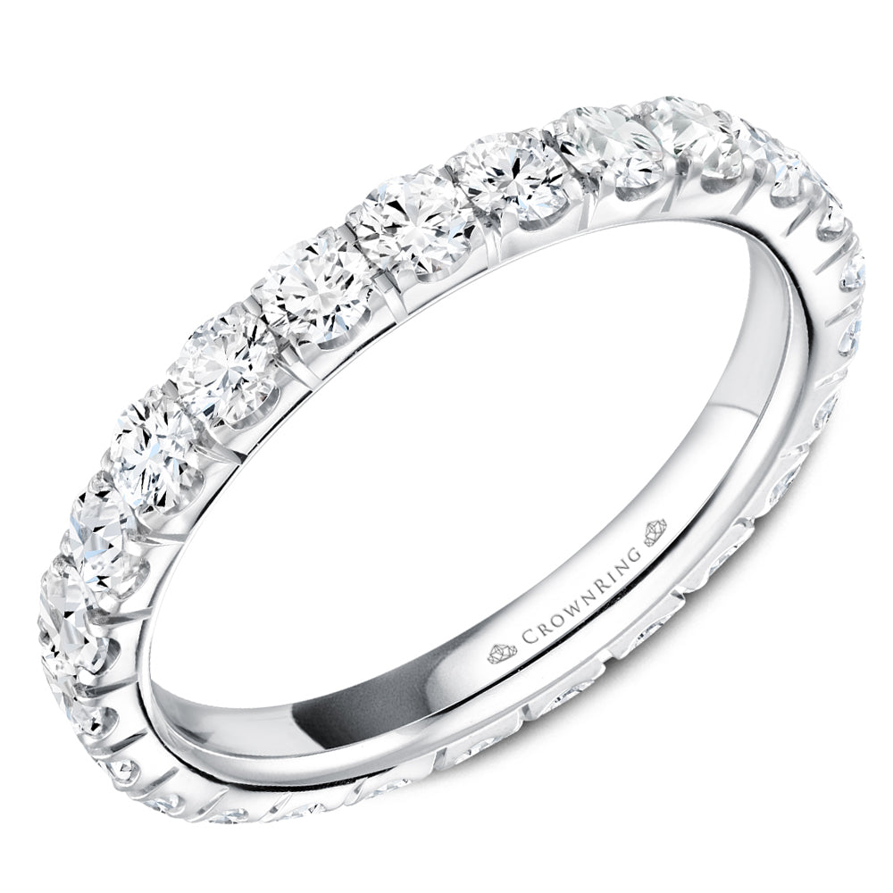 Prong Set Eternity Anniversary Band with Round Diamonds 1 1/4ct