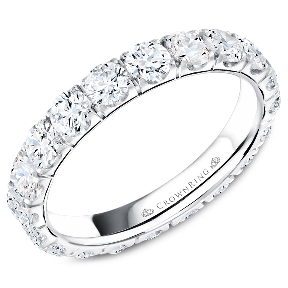 Prong Set Eternity Anniversary Band with Round Diamonds 2ct
