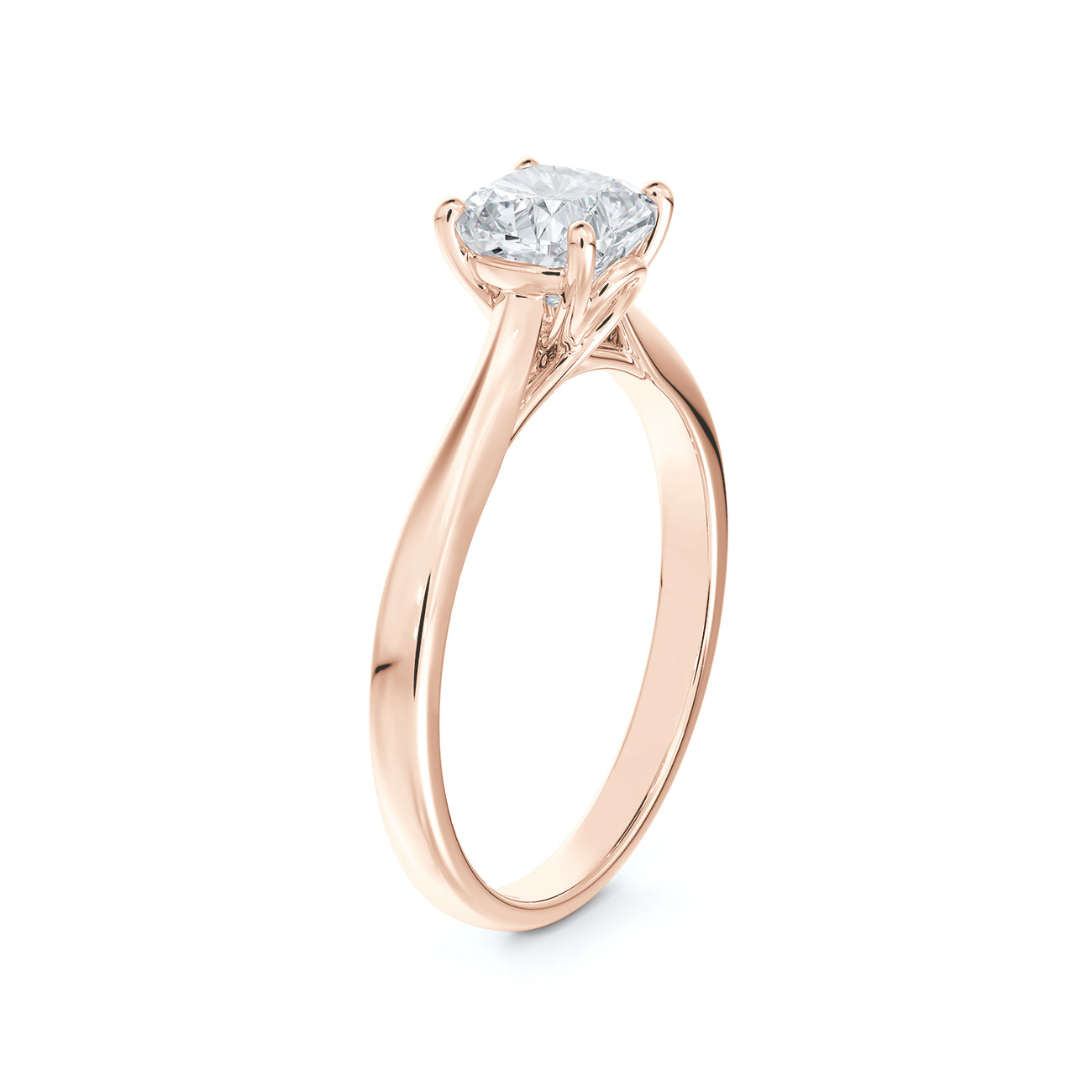 Portfolio by De Beers Forevermark™ Designed Basket Cushion Solitaire