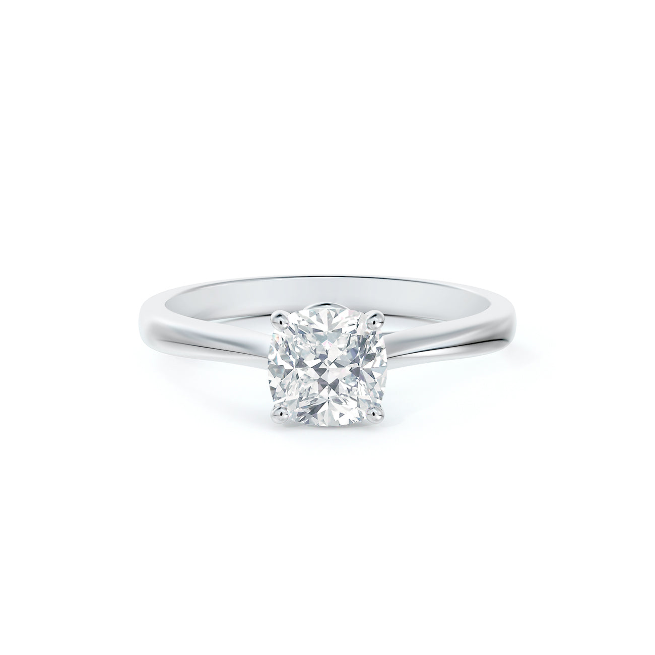Portfolio by De Beers Forevermark™ Designed Basket Cushion Solitaire