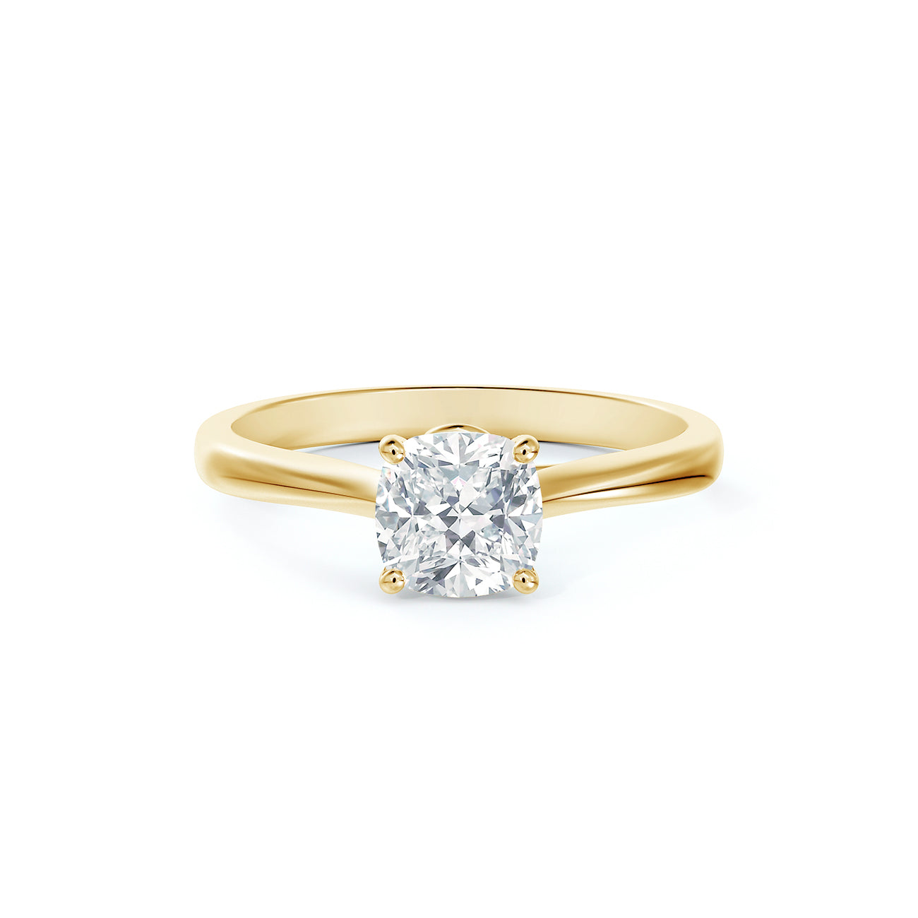 Portfolio by De Beers Forevermark™ Designed Basket Cushion Solitaire