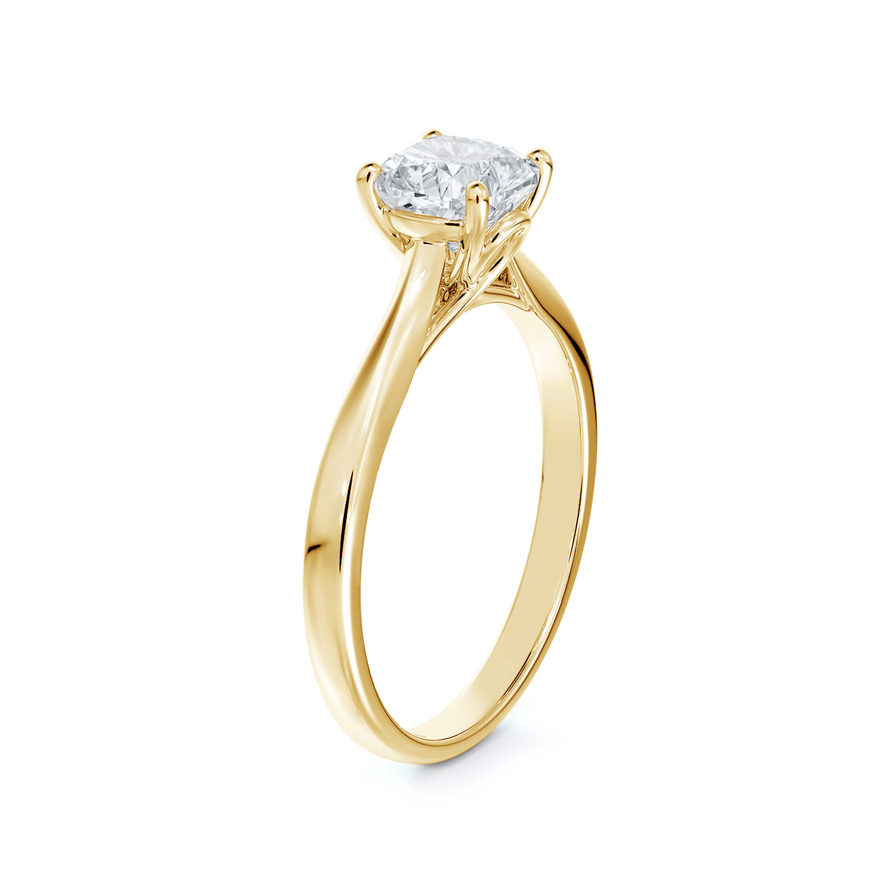 Portfolio by De Beers Forevermark™ Designed Basket Cushion Solitaire