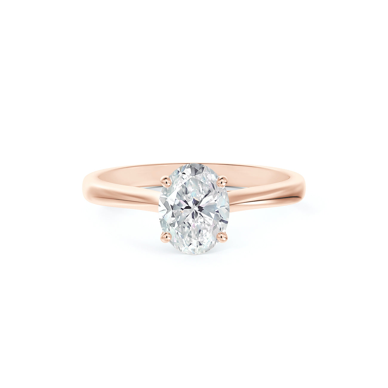 Portfolio by De Beers Forevermark™ Designed Basket Oval Solitaire