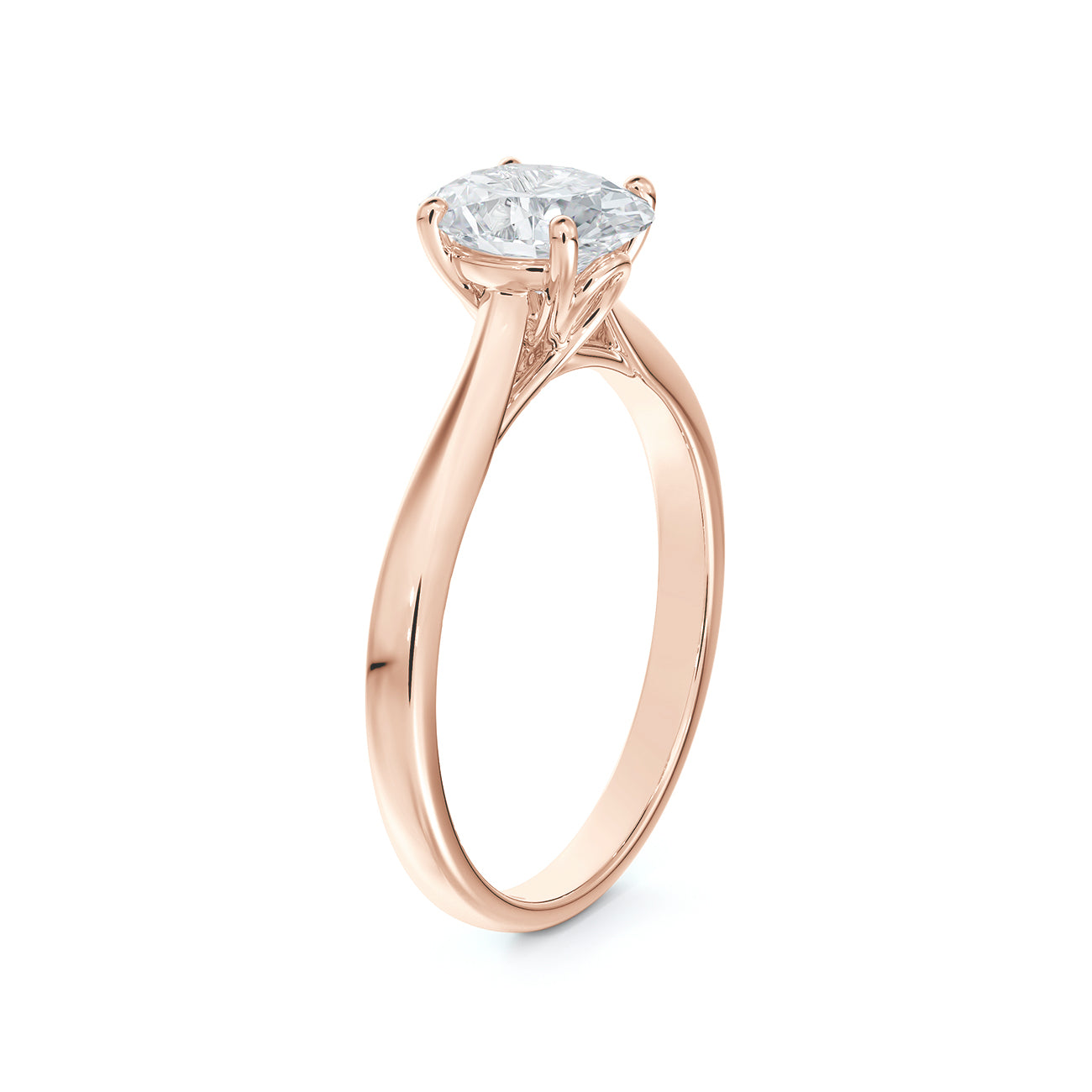 Portfolio by De Beers Forevermark™ Designed Basket Oval Solitaire