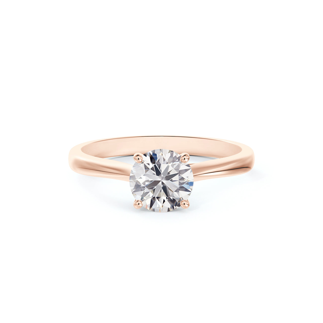 Portfolio by De Beers Forevermark™ Designed Basket Round Solitaire