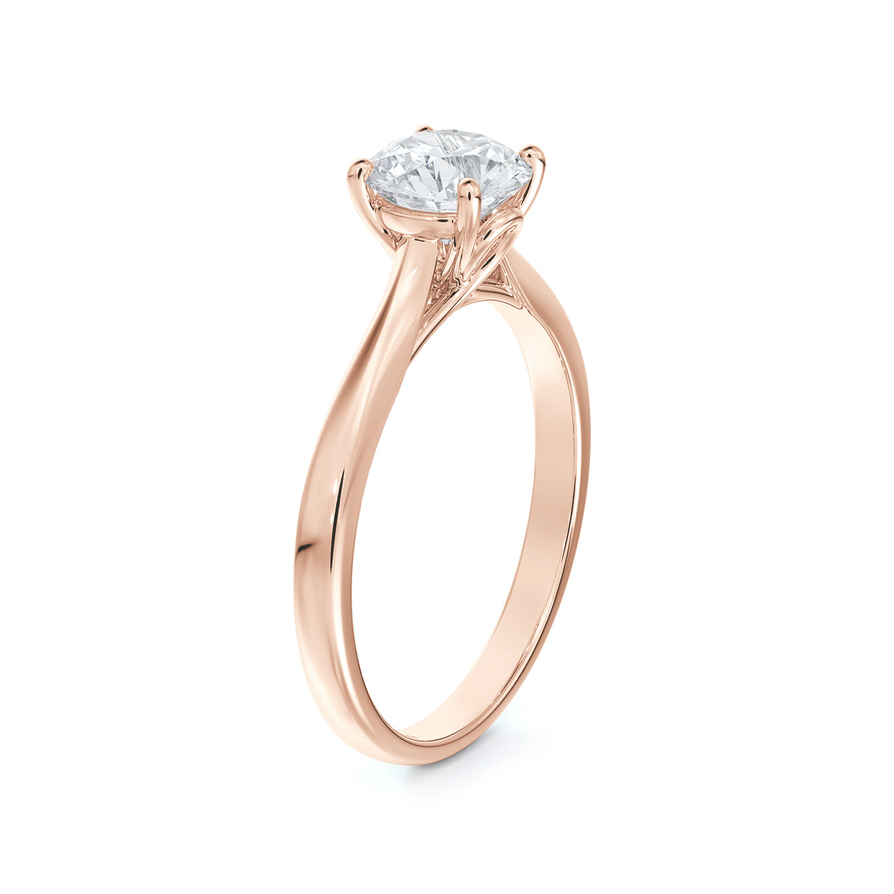 Portfolio by De Beers Forevermark™ Designed Basket Round Solitaire
