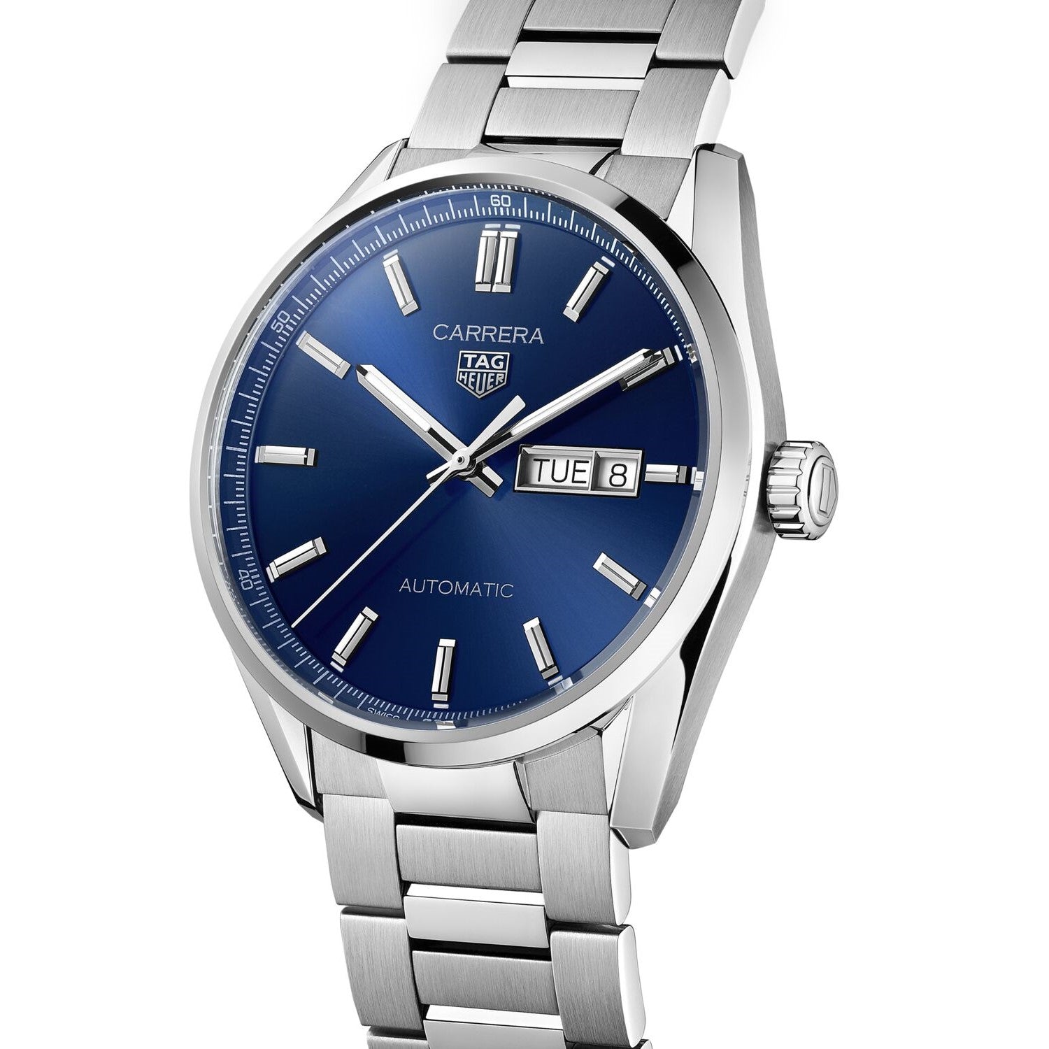 TAG Heuer Carrera 41mm Day-Date, model #WBN2012.BA0640, at IJL Since 1937
