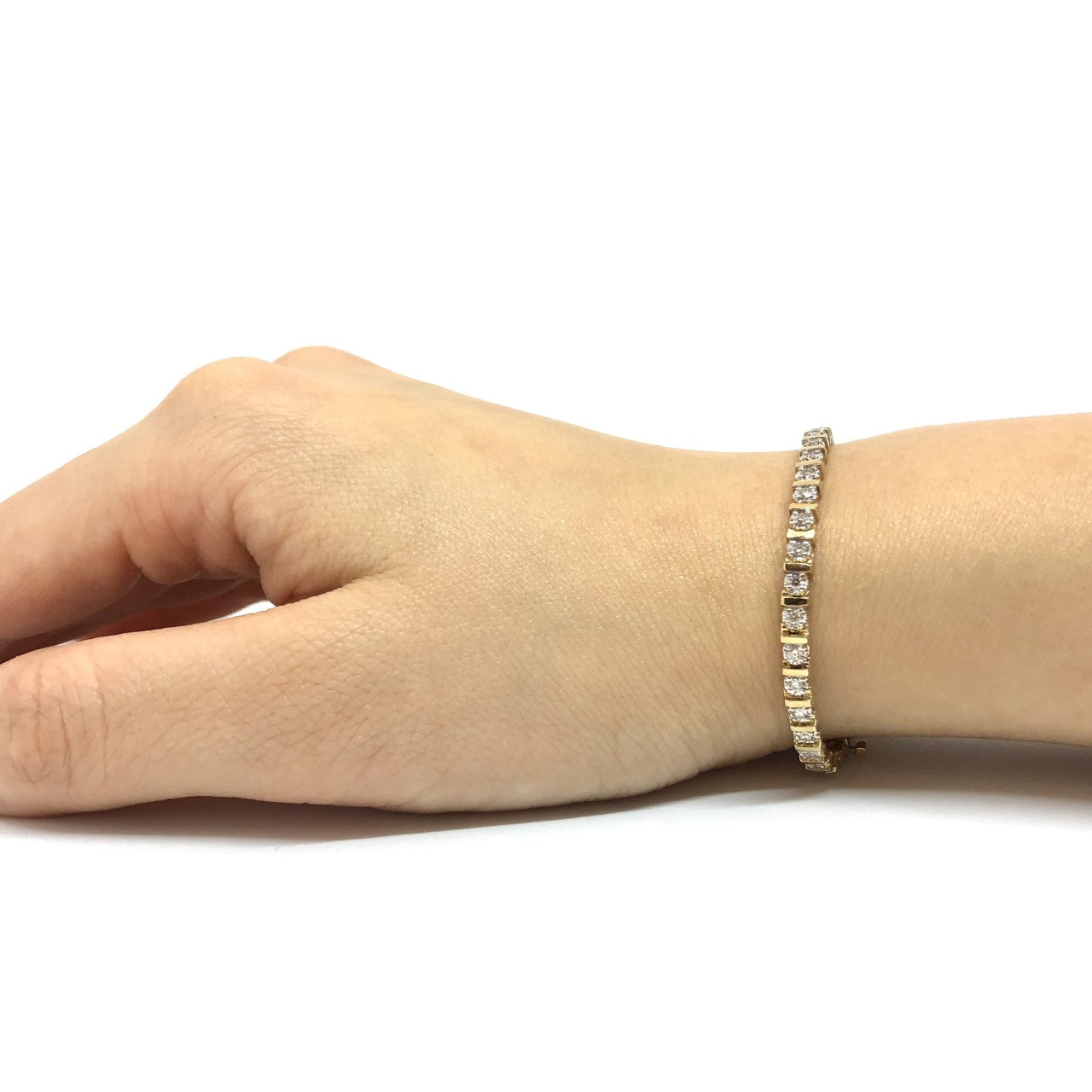 10KY Diamond Tennis Bracelet 1.00ctw