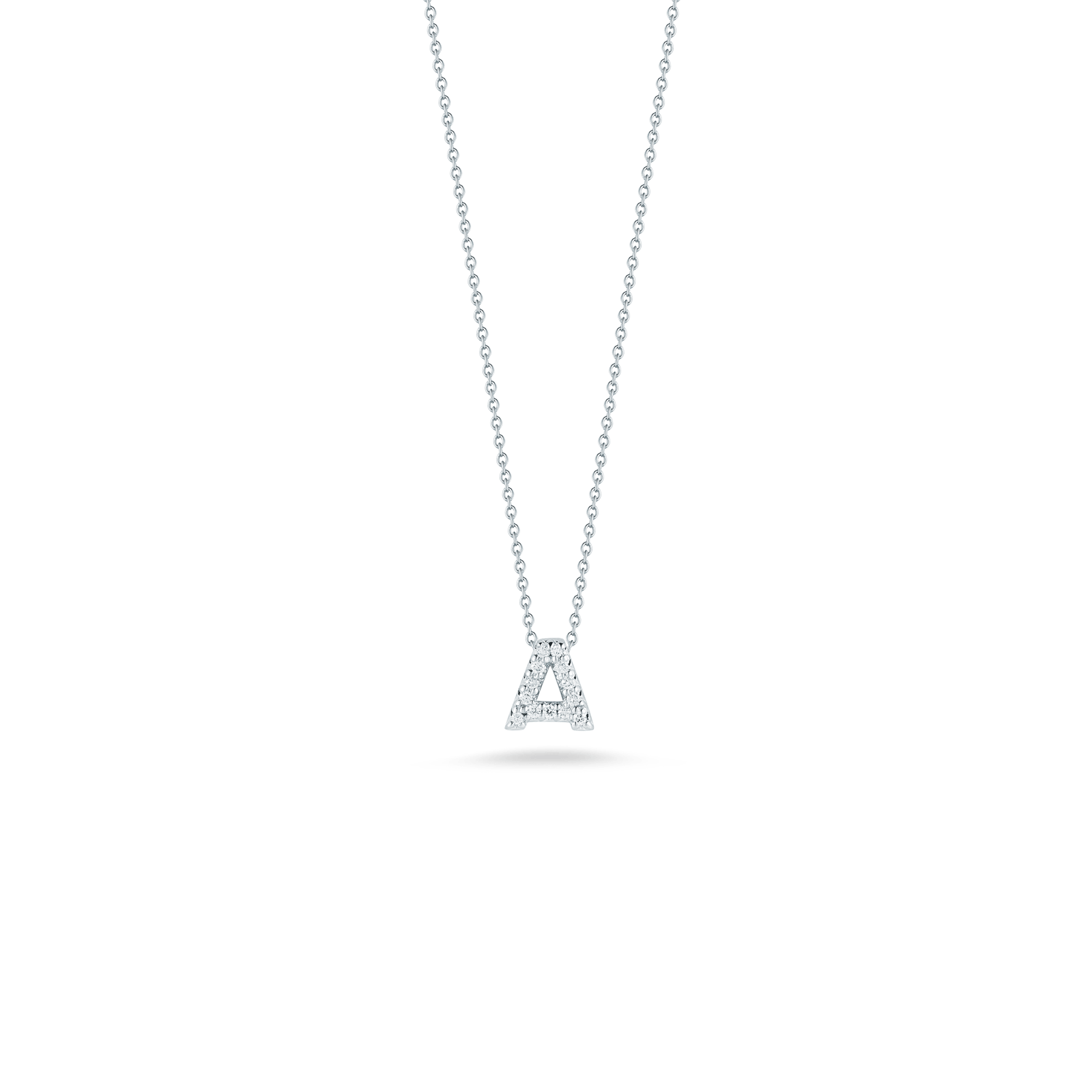 Roberto Coin Diamond Love Letter Necklace