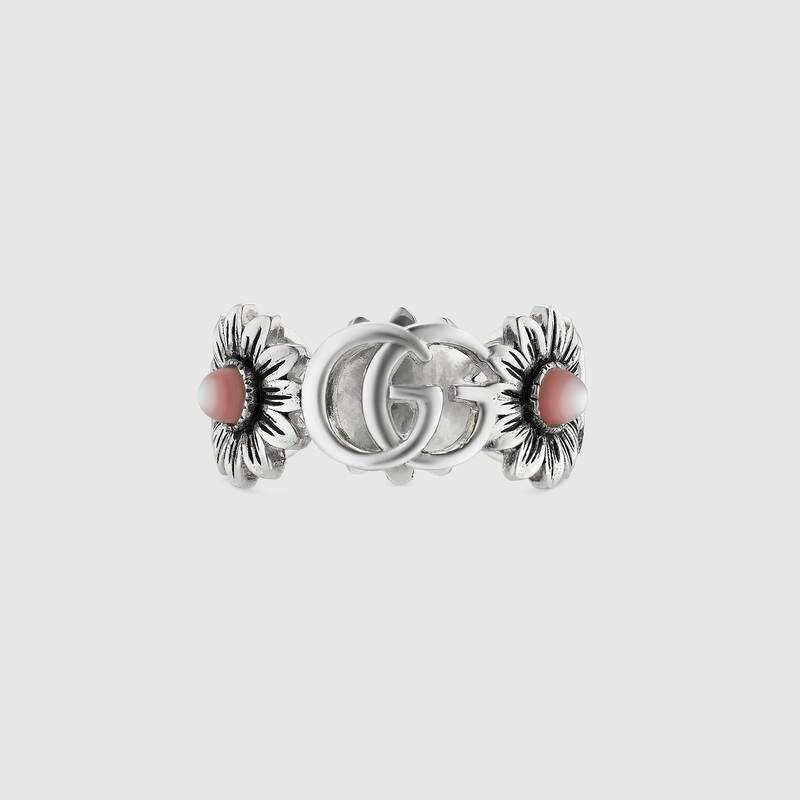 Gucci Double G Flower Ring