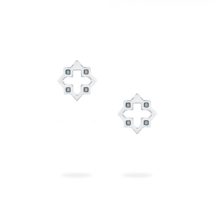 Birks Muse Silver Stud Ear