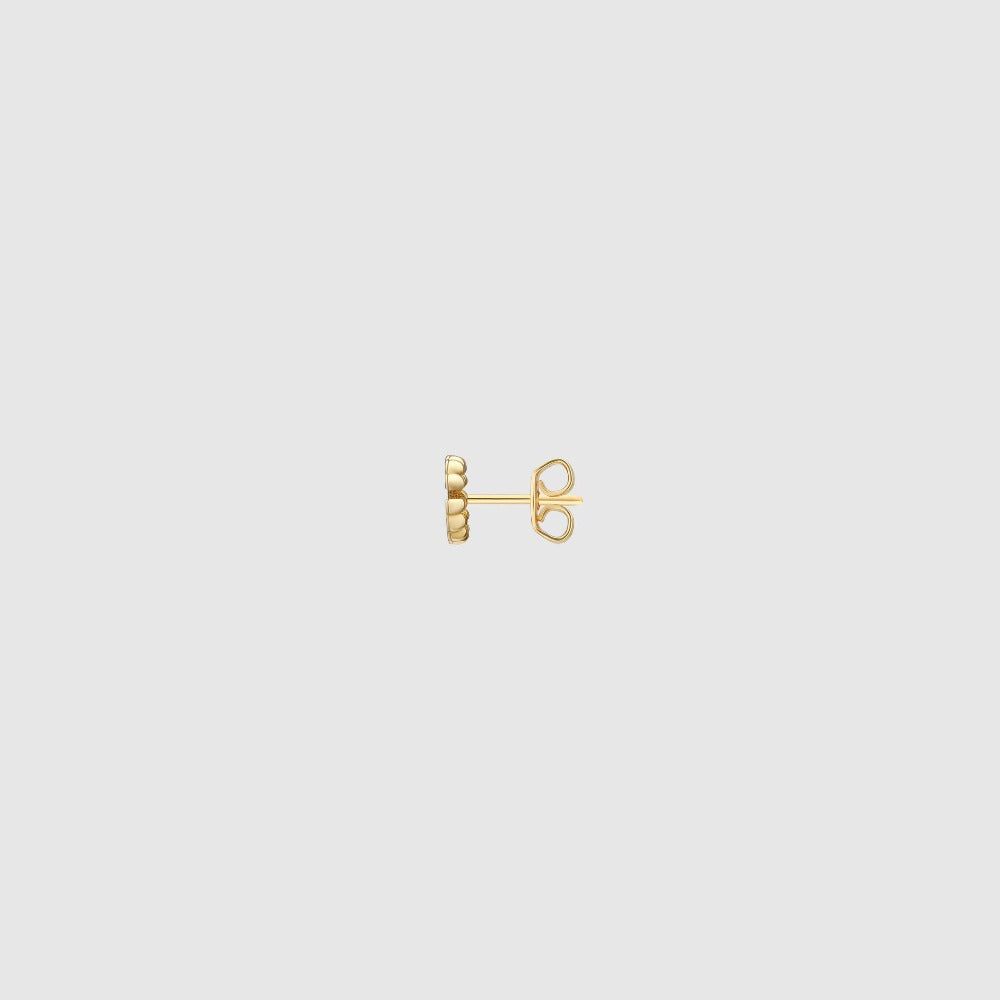 Gucci 18KY Running G Earrings