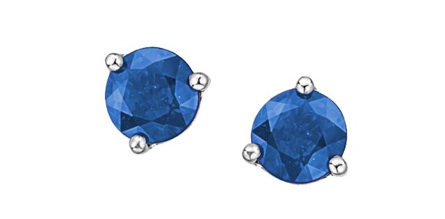 10KW Sapphire Stud Earrings