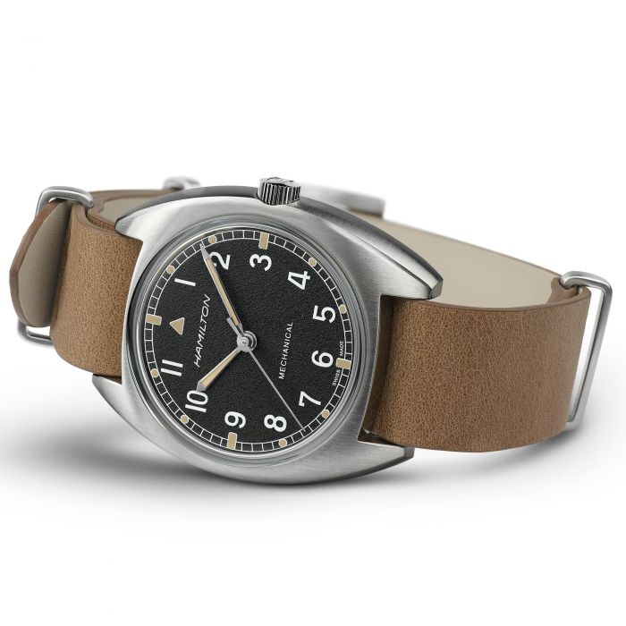 Hamilton Khaki Aviation Pilot Pioneer Mechanical, model #H76419531, at IJL Since 1937