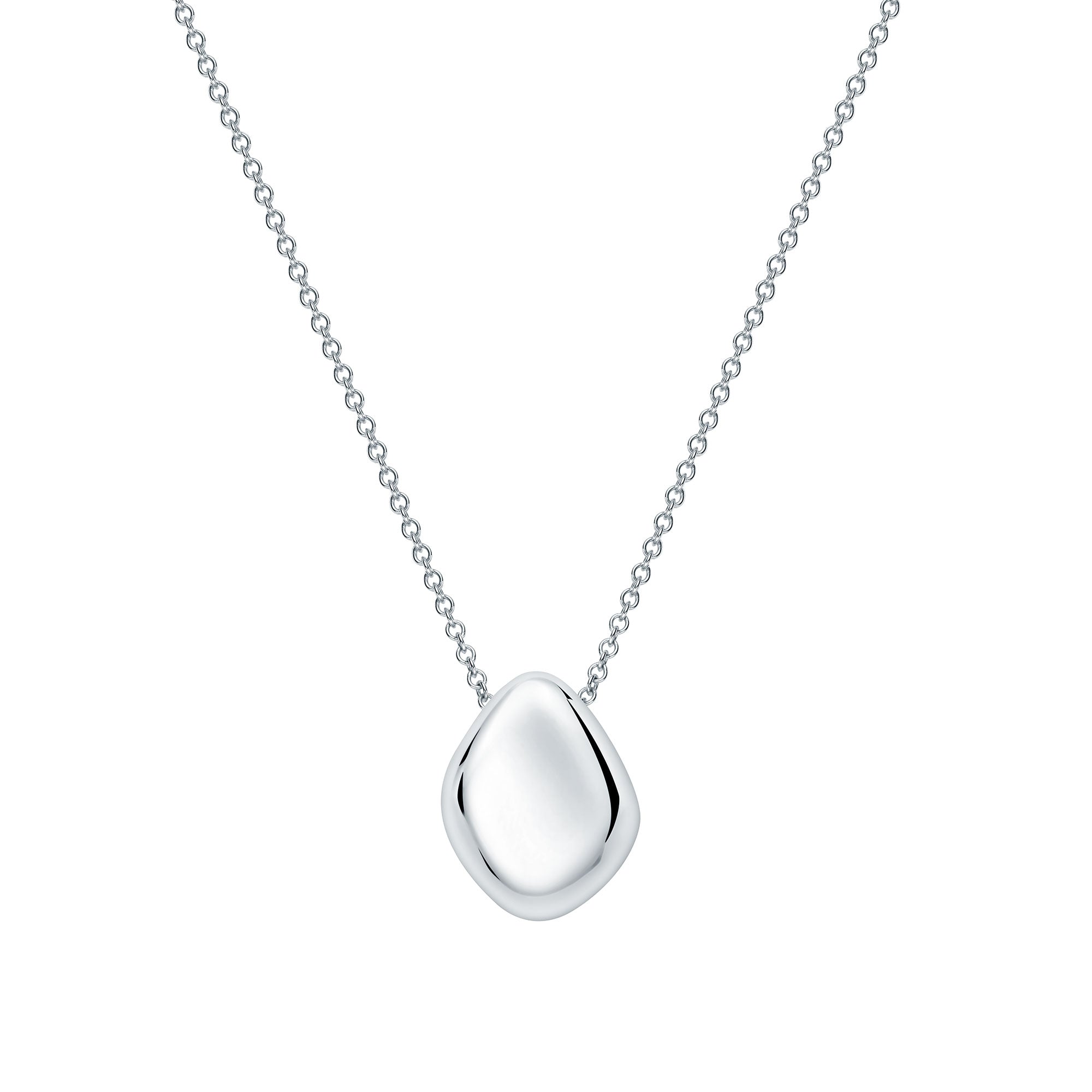 Birks Pebble Silver Necklace
