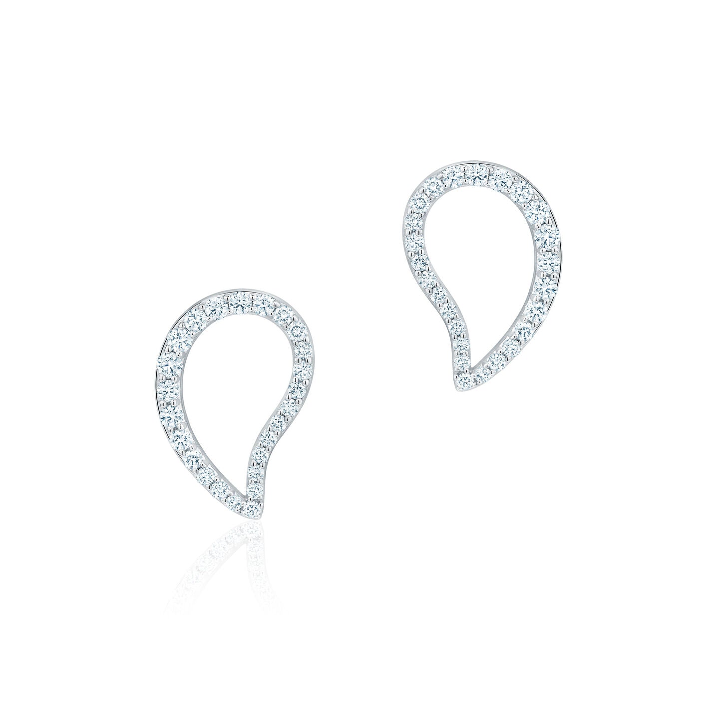 Birks Petale Large Diamond Earrings
