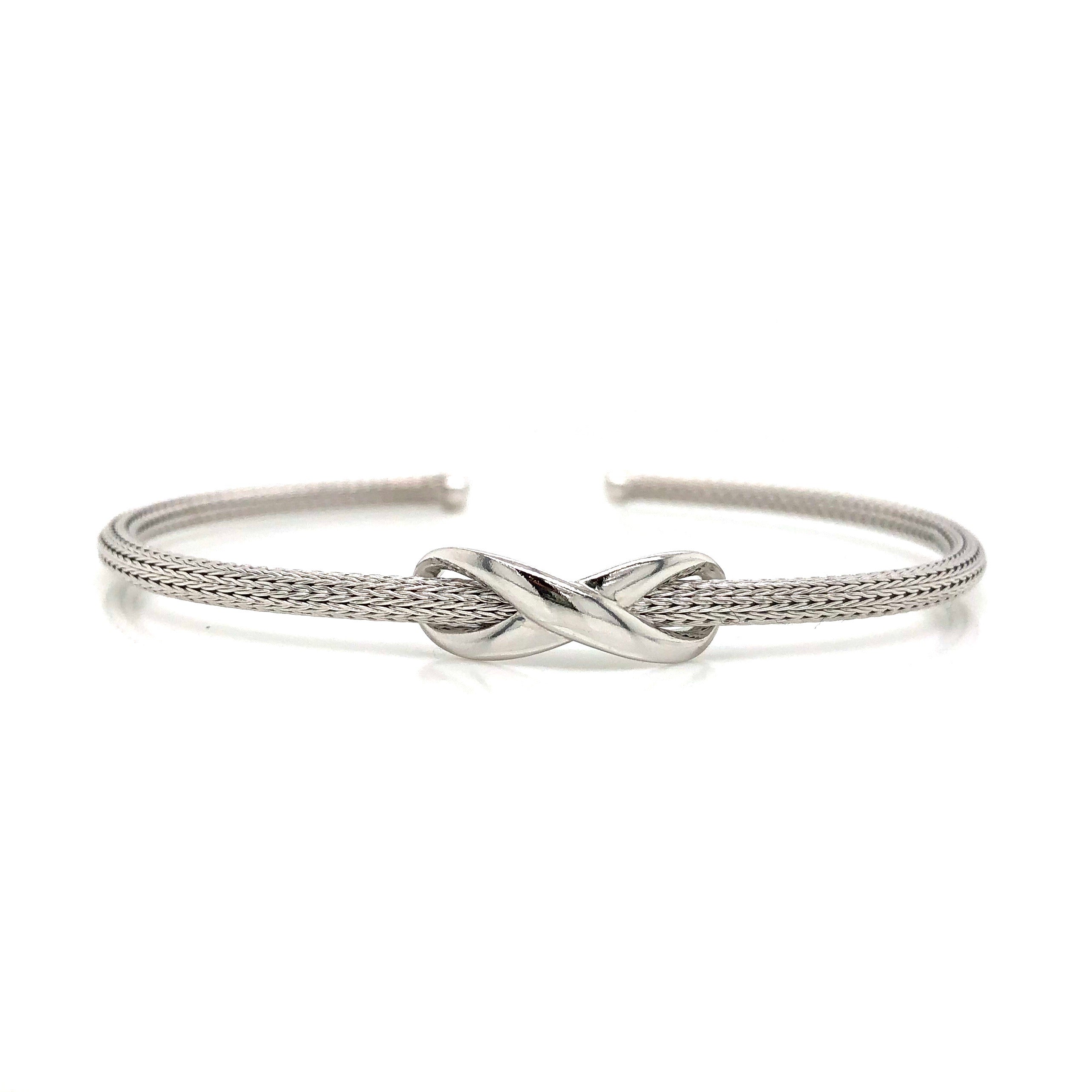 Sterling Silver Open End Bangle