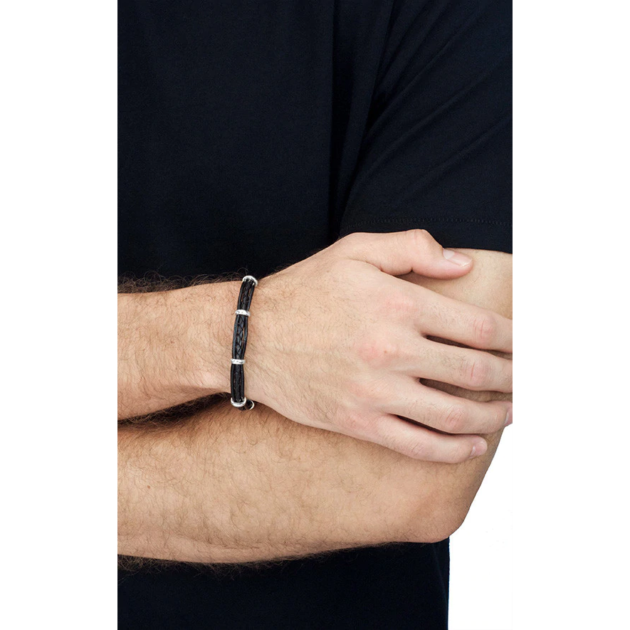 King Baby Multi Strand Bracelet with Silver Rondels