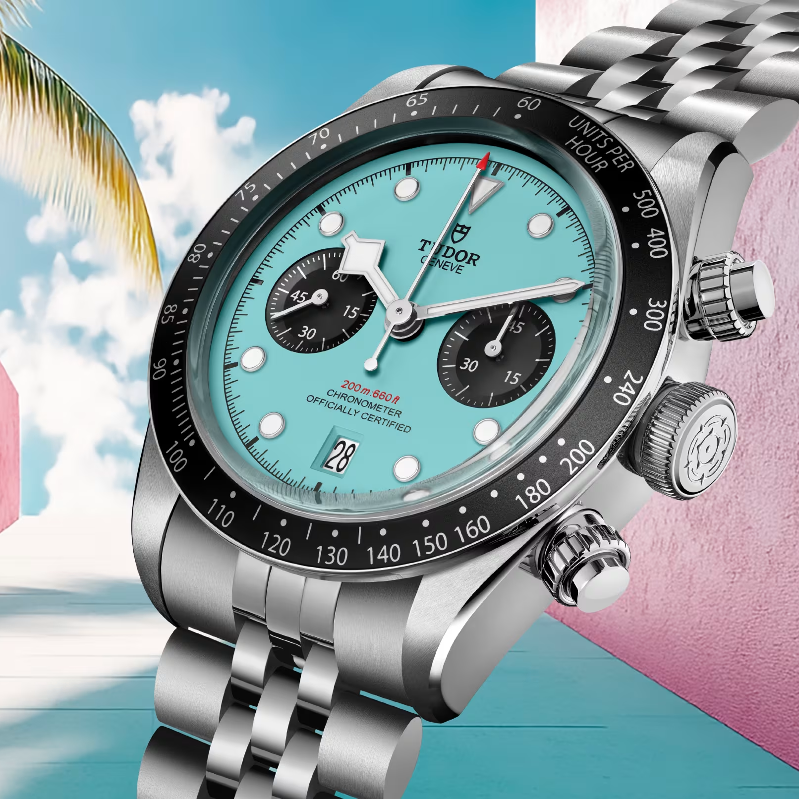 TUDOR Black Bay Chrono 'Flamingo Blue' M79360N-0024 | IJL Since 1937