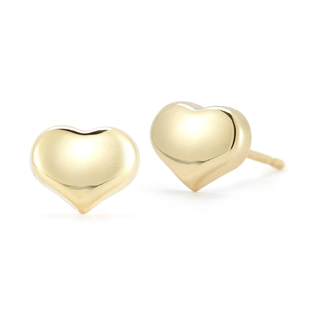 Roberto Coin 18KY Tiny Treasures Heart Earrings