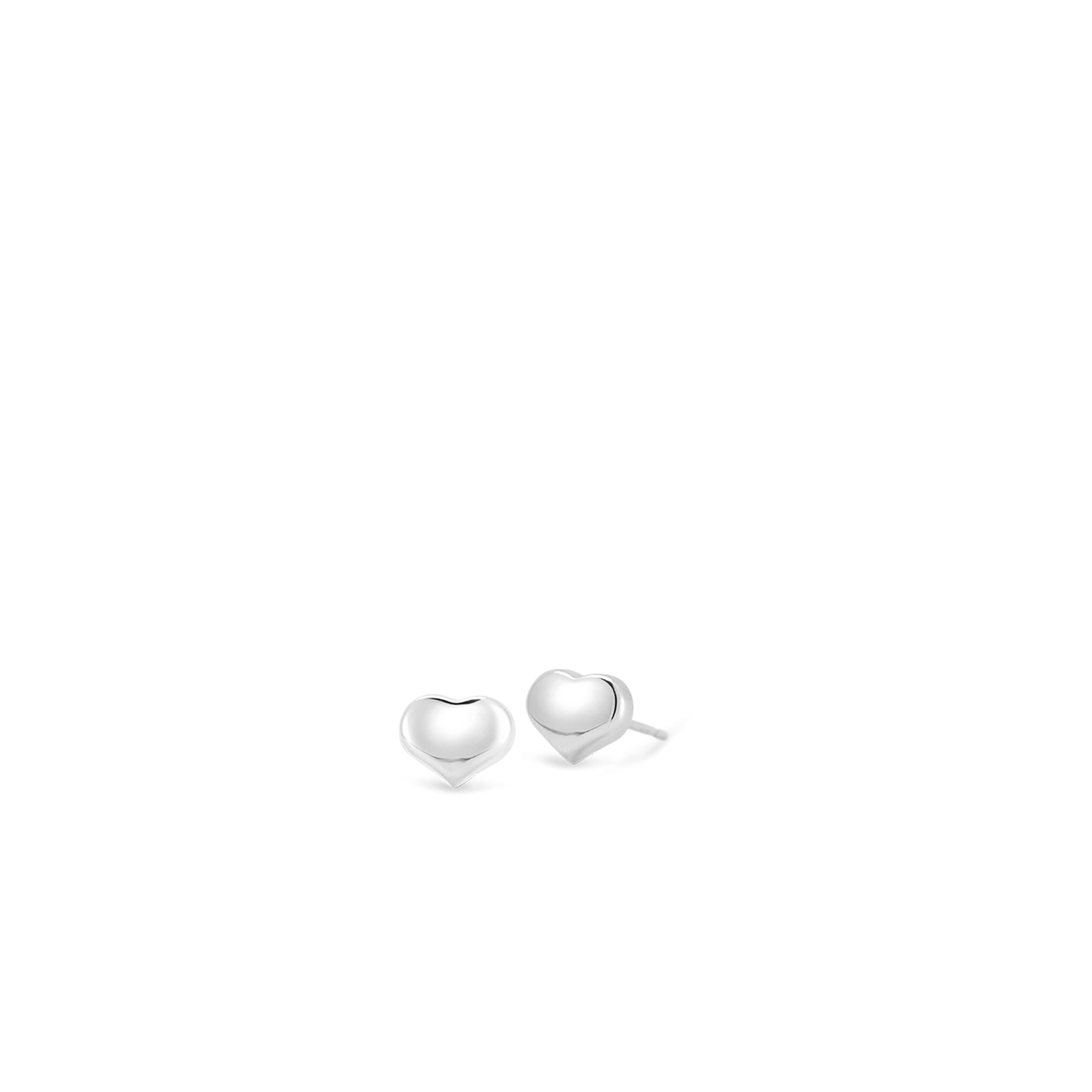 Roberto Coin 18KW Tiny Treasures Heart Earrings