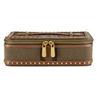 WOLF Ida Travel Zip Jewel Case Khaki