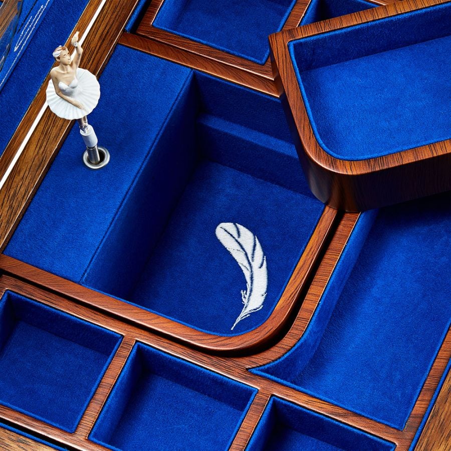 WOLF Ballet Musical Jewellery Box Swan Lake