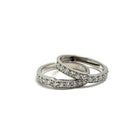 Custom 14K White Gold Notched Wedding Band
