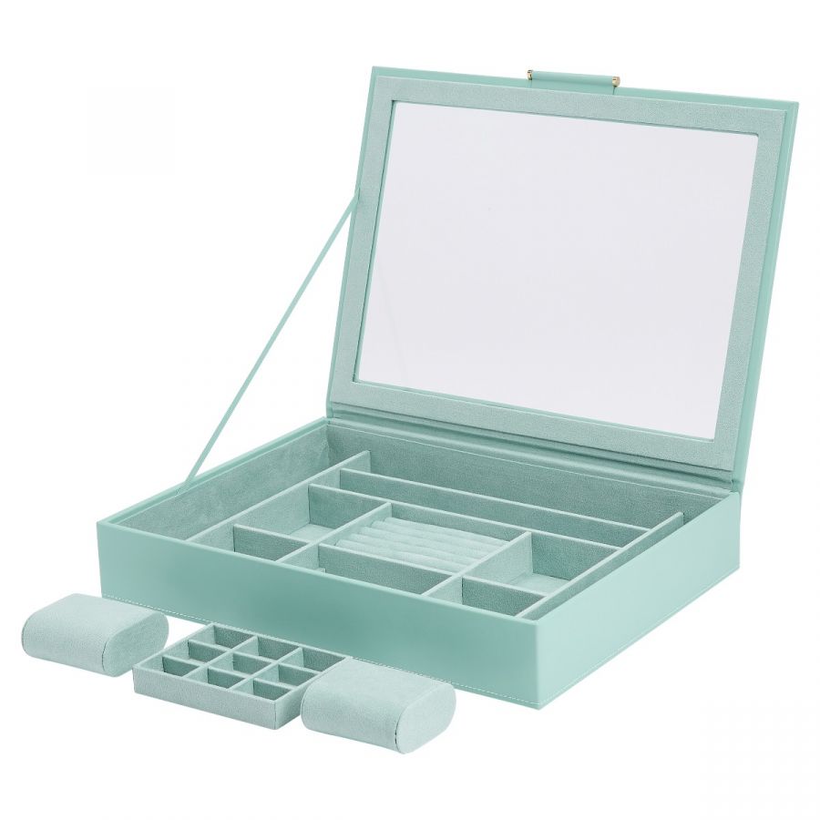 WOLF Sophia Jewellery Box Jade