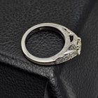 Custom Platinum Vintage Engagement Ring Mount