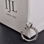 Custom Noam Carver Atelier Platinum 1.49ct Lab Diamond Ring