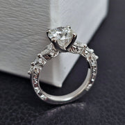 Custom Noam Carver Atelier Platinum 1.49ct Lab Diamond Ring