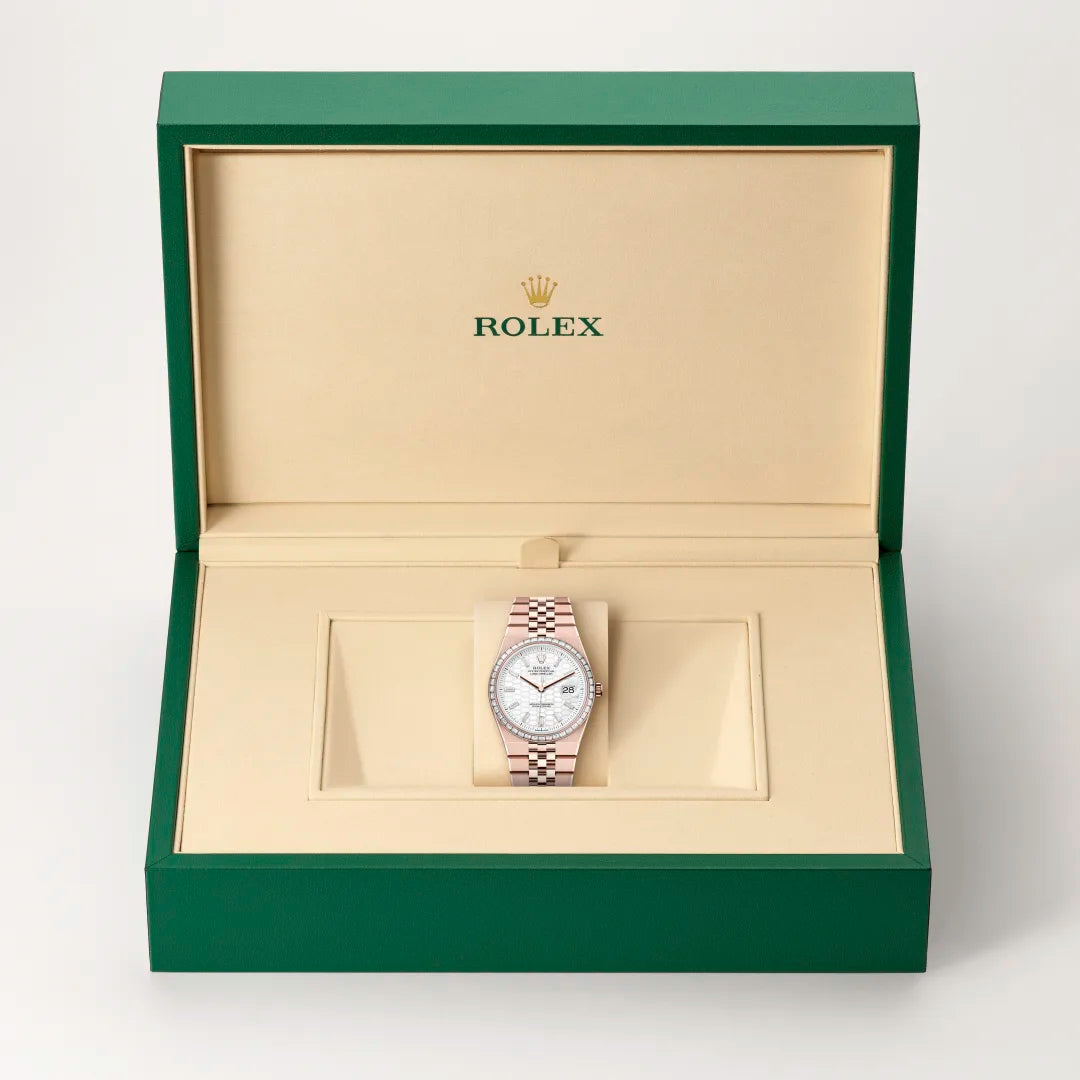 Rolex Land-Dweller in 18 ct Everose gold, M127285TBR-0002 | IJL Rolex Land-Dweller in 18 ct Everose gold, M127285TBR-0002 | IJL