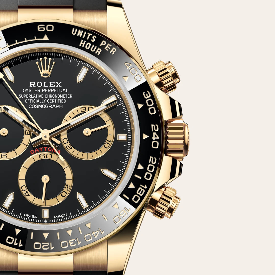 miya Rolex Cosmograph Daytona in 18 ct yellow gold, M126518LN-0008