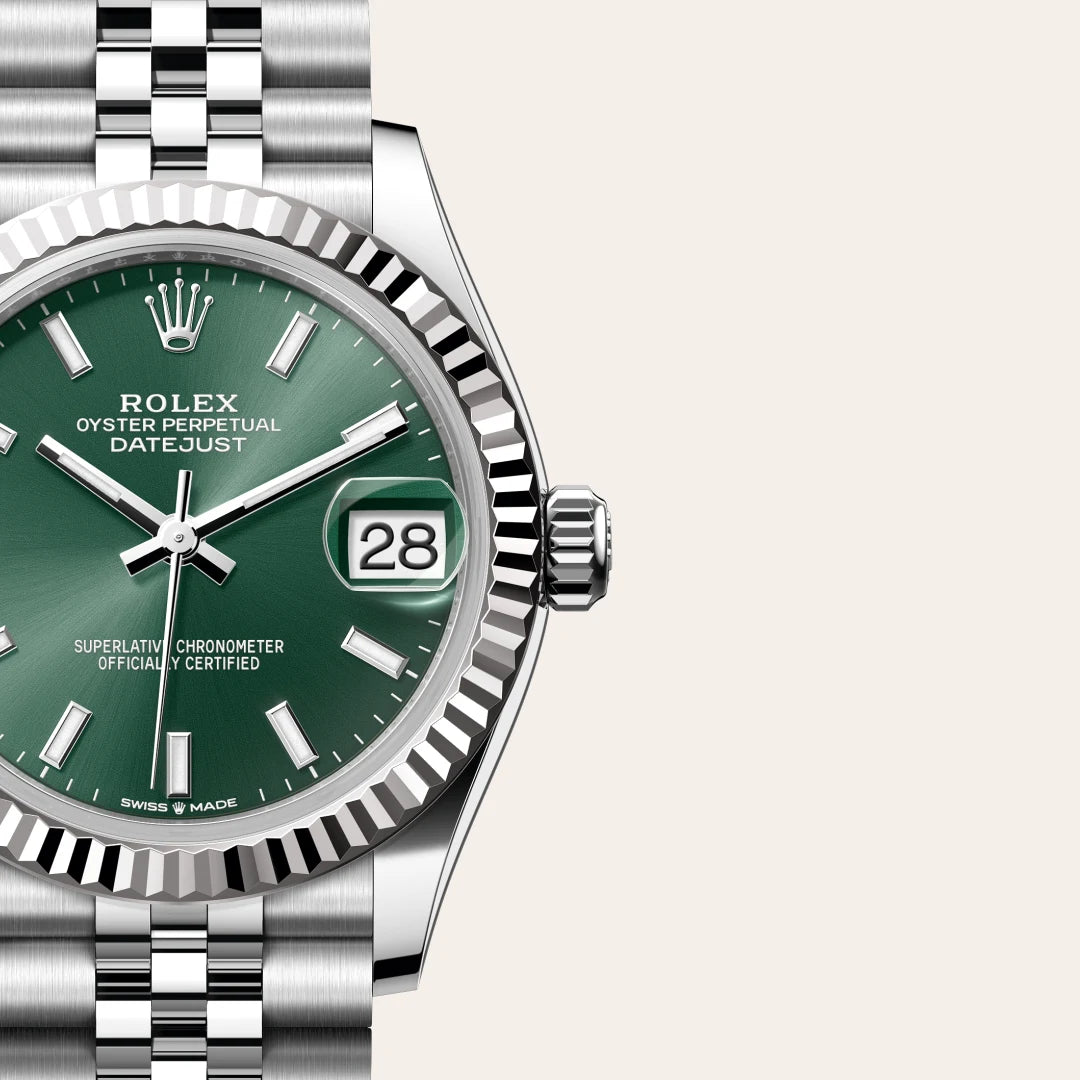 Rolex Datejust in White Rolesor - combination of Oystersteel and