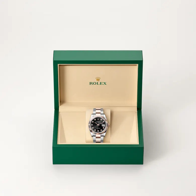 Rolex Datejust in Everose Rolesor - combination of Oystersteel and