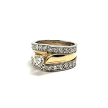Custom 14K White Gold Notched Wedding Band
