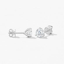 Hearts On Fire Three-Prong Stud Earrings