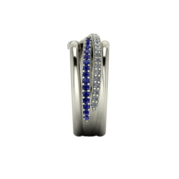 Diamond & Sapphire Fashion Ring