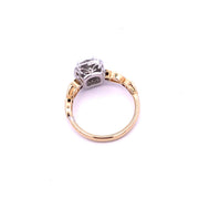 14K Y&W 1.13ct Diamond Engagement Ring