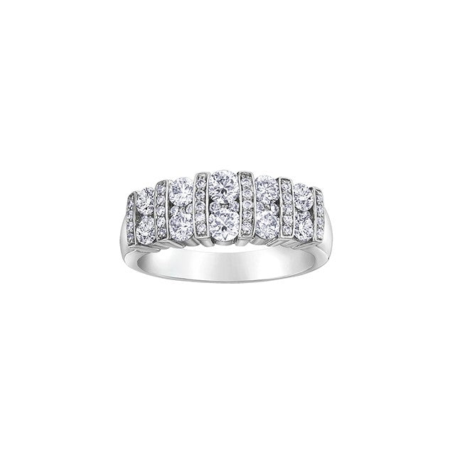 10K White Gold Diamond Ring 1ct