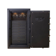 Athos 4 Piece Watch Winder & Jewellery Safe