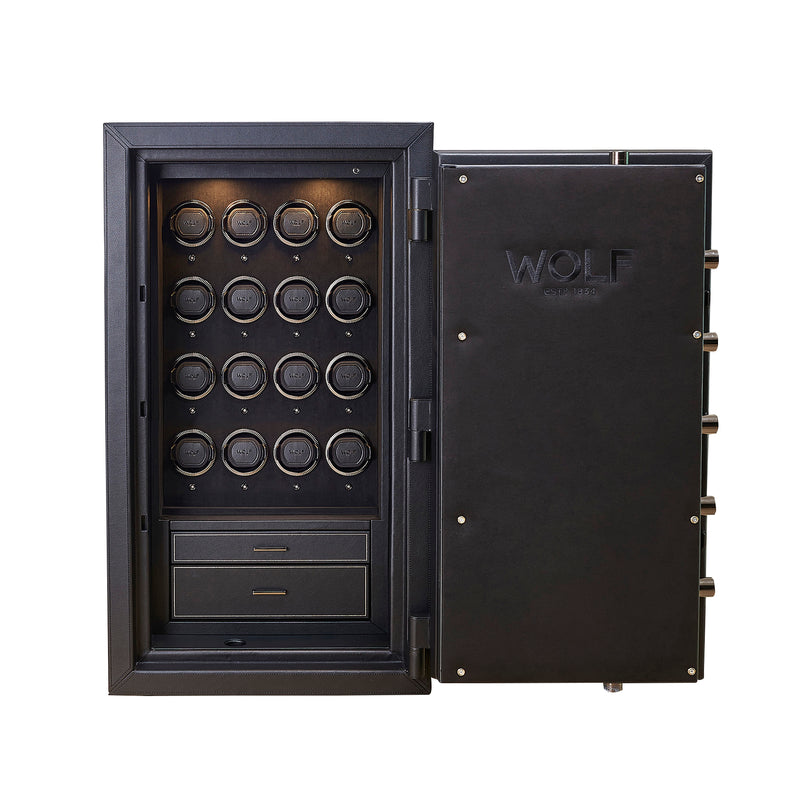 Athos 16 Piece Watch Winder & Jewellery Safe