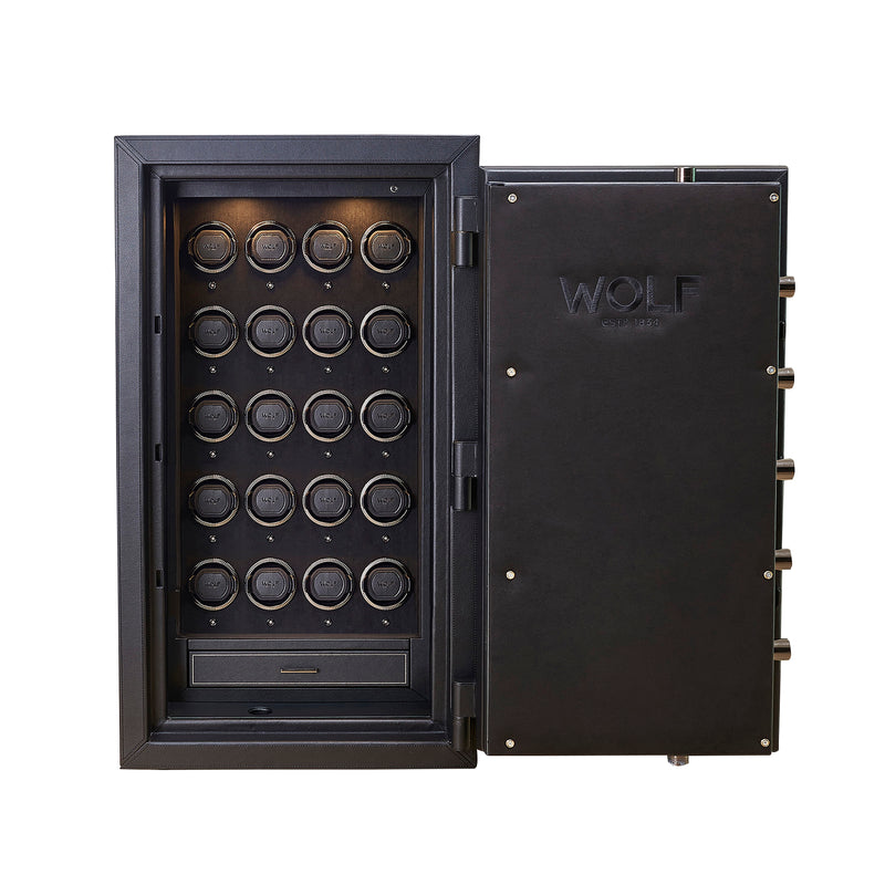 Athos 20 Piece Watch Winder & Jewellery Safe