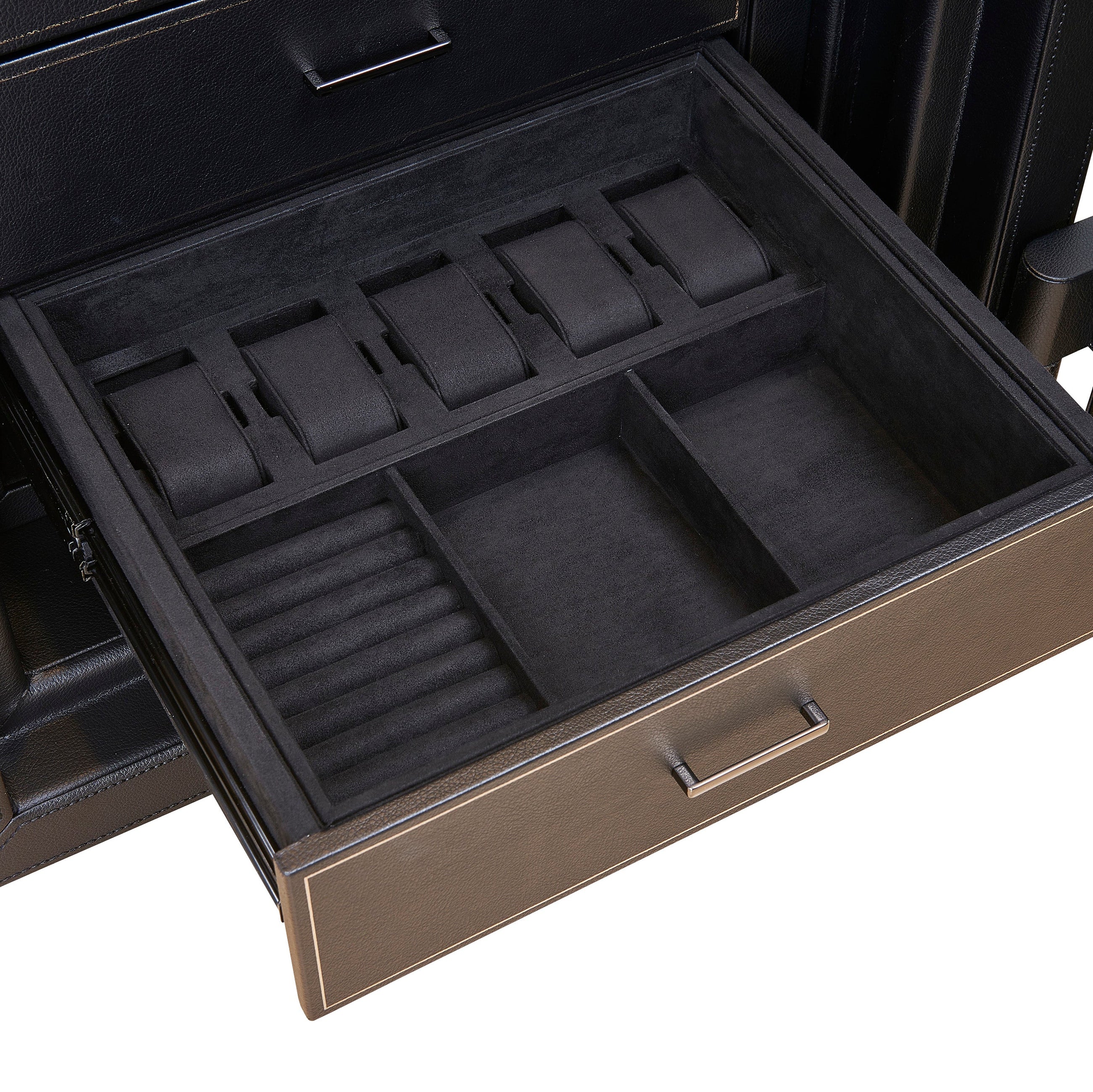 Athos 20 Piece Watch Winder & Jewellery Safe