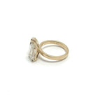 Custom 14K Lab Grown Diamond Abstract Ring