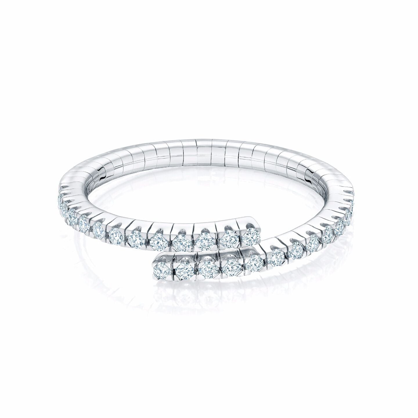 Birks Rosee Du Matin 18K Diamond Flex Wrap Ring