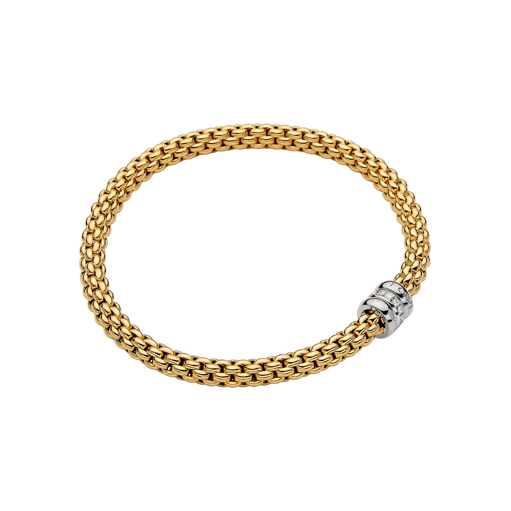 Bracelet cordon Clé Sésame - Large AUPIHO - L'or Durable