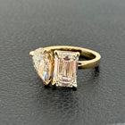 Custom 14K Lab Grown Diamond Abstract Ring